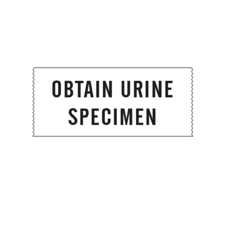 Nevs Printed Chart Tape - Obtain Urine Specimen NT-72